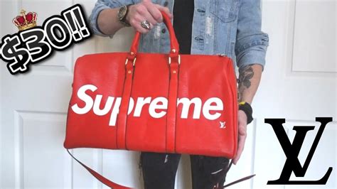 ioffer louis vuitton duffle bag review|$30! SUPREME x LOUIS VUITTON DUFFEL BAG .